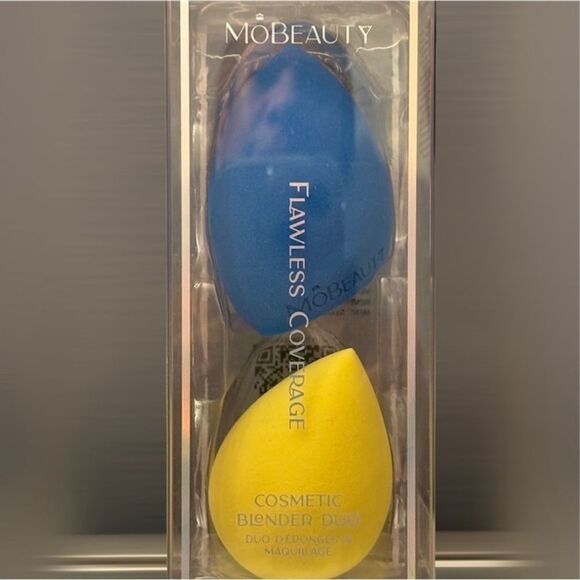 Mobeauty Flawless Coverage Cosmetic Blender Duo Makeup Sponges NIB! - Picture 2 of 4